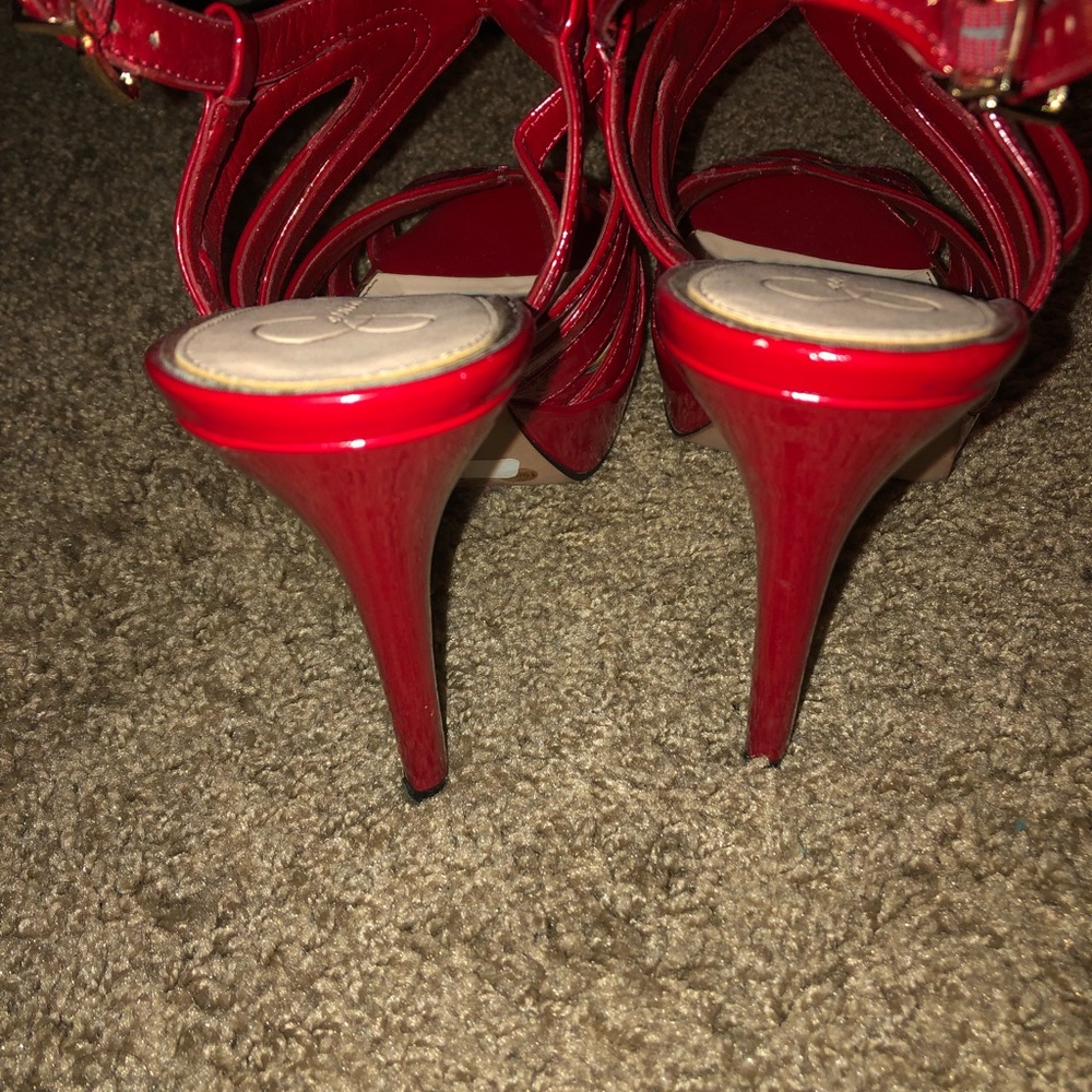 Candy Red Heels - Picture 3 of 5